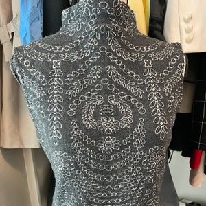 St John mock turtle neck M